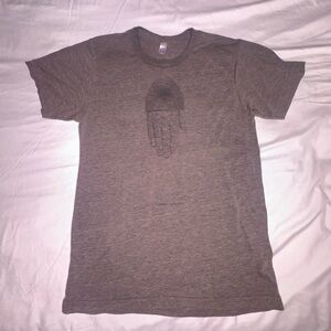 The Track Shirt American Apparel Brown Short Sleeve Tee